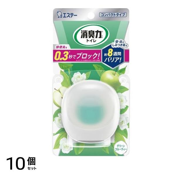 消臭力 コンパクト トイレ用 グリーンフルーティー 6mL (本体) 10個セット 4,924円