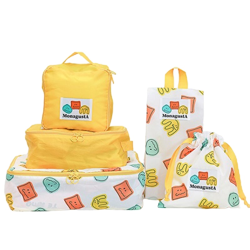 ローマネモナグスタ旅行ポーチ整理バッグ5種セット