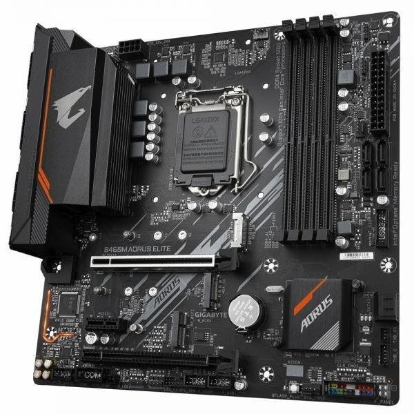GIGABYTE B460M AORUS ELITE mATX Intel B460 LGA1200 DDR4-2933 128GB M.2 SATA Motherboard
