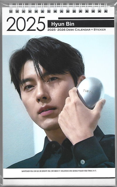 HYUN BIN [ヒョンビン] 2025年-2026年(2年分)卓上カレンダ...のサムネイル