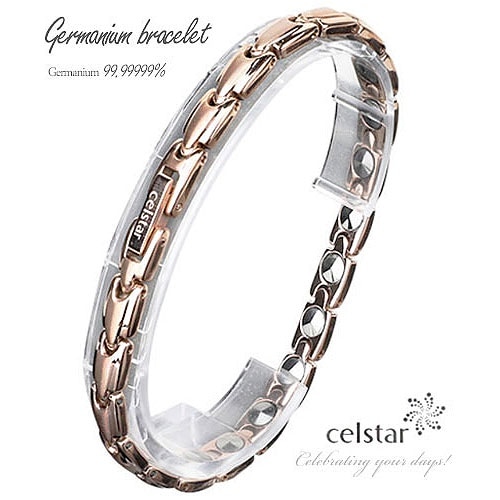 Organ rose gold 20p 最高級品質 ゲルマニウム ブレスレット アクセサリー 健康 レディース プレゼントにも最適 ゴルフ 肩こり 健康 ギフト