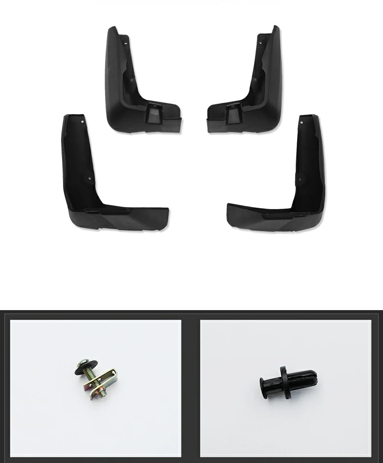 スバル XV GT系 フォレスター SK系 用 フロント リア マッドガード 泥除け 外装 保護 パーツ 4P ブラック 2種可選
