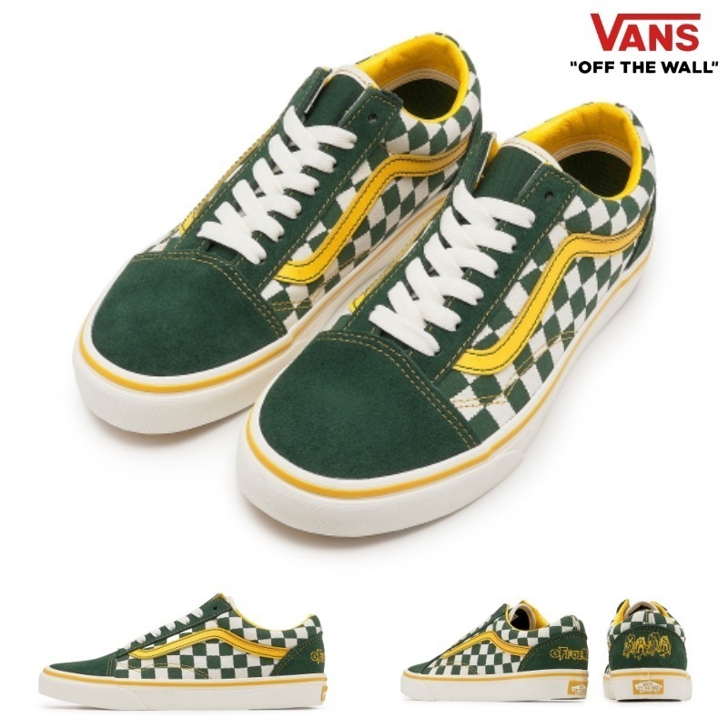 [VANS] レアバスオールドスクール アジアアーティストコレクション グリーン:イエロー / OLD SKOOL RAREBIRTH GREEN/YELLOW