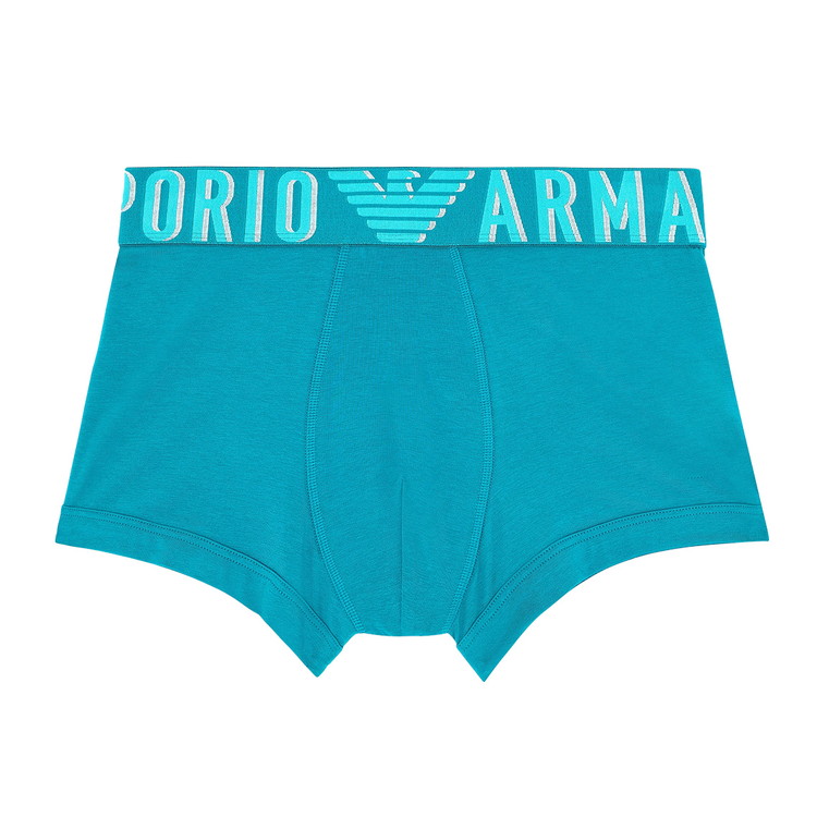 エンポリオアルマーニ：MEGALOGO ボクサーパンツ (ハーバー・ブルー)【AF10772-EM000231-U9187】