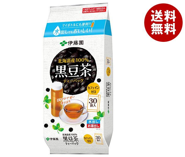 伊藤園 北海道産100％ 黒豆茶 ティーバッグ 30袋入＊10袋入＊(2ケース)