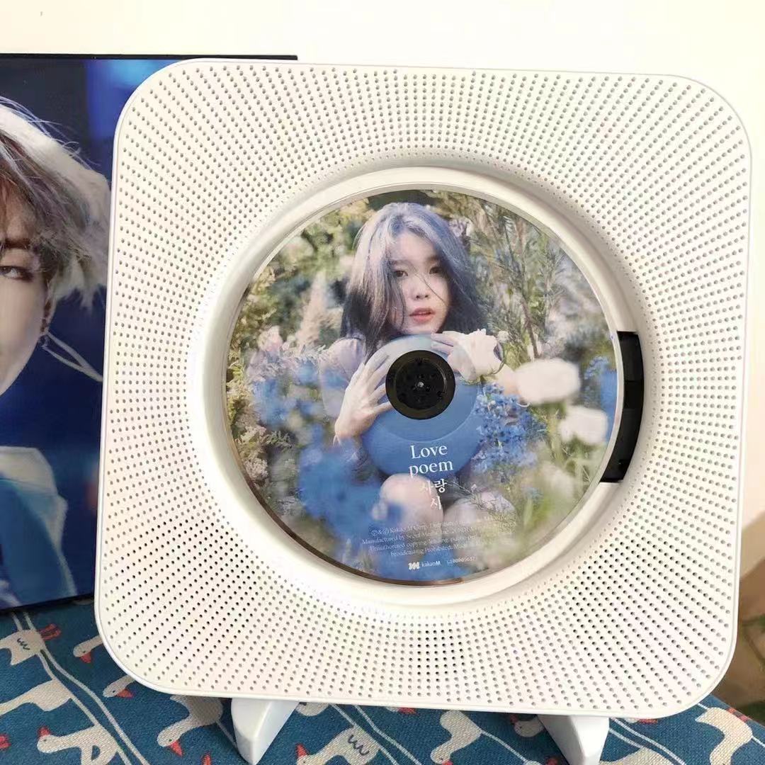CDプレーヤー韓国大人気 CDプレーヤー 壁掛け式 が付きBluetooth/FM/USB/SDモード対応 多機能