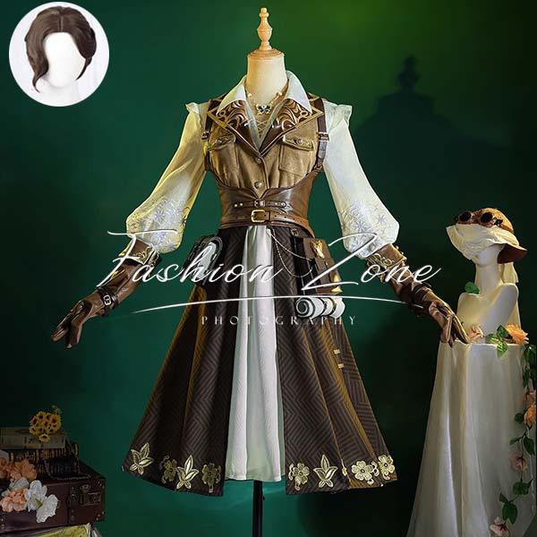 IdentityV 第五人格 風 昆虫学者 荒原の花 コスプレ衣装 ウィッグ cosplay ハロウィン 演出服 変装
