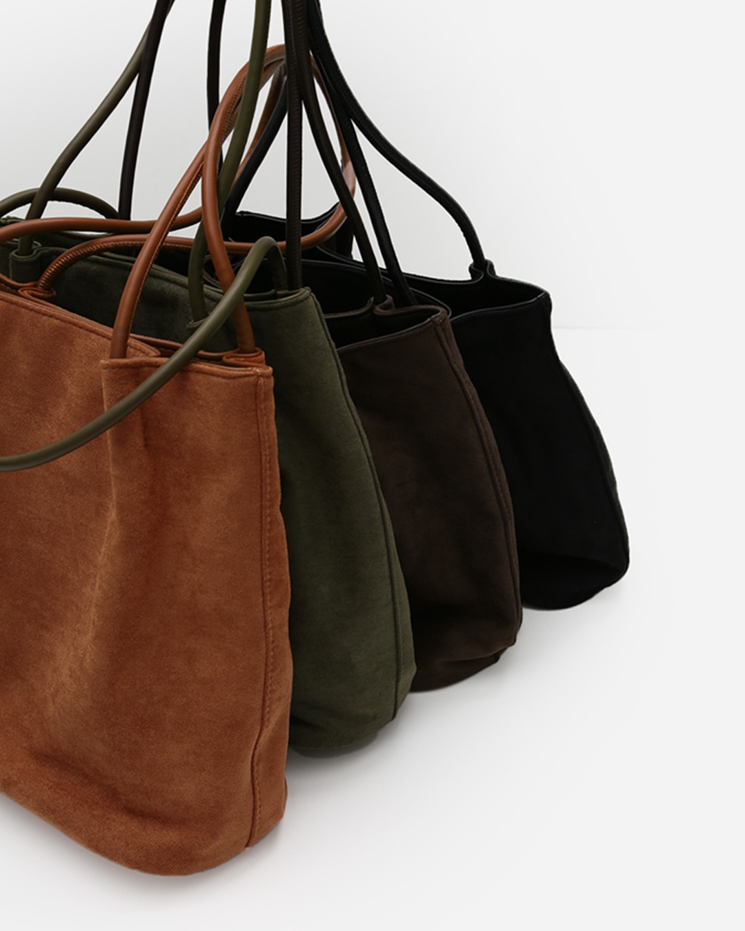 パニアスエードショルダーバッグ韓国ファッション レディース