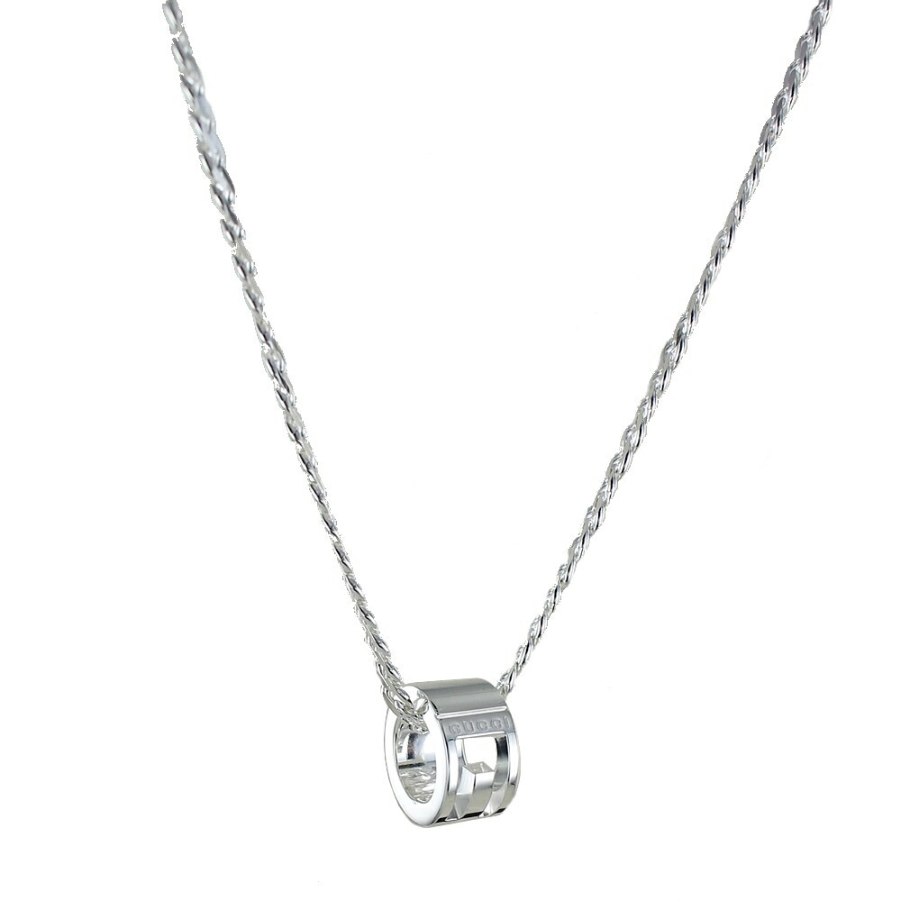 GUCCI グッチ Gリング ネックレス レディース メンズ ペンダント 誕生日 プレゼント 男性 女性 ギフト 記念日 ジュエリー チェーンネックレス シルバーアクセサリー ポイント消化