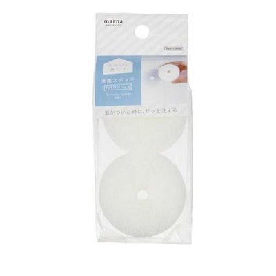 他サイト： マーナ　洗面スポンジ POCO リフィル 2個入り ホワイトの商品画像