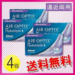 エア オプティクス アクア 遠近両用 6枚入×4箱 / 送料無料