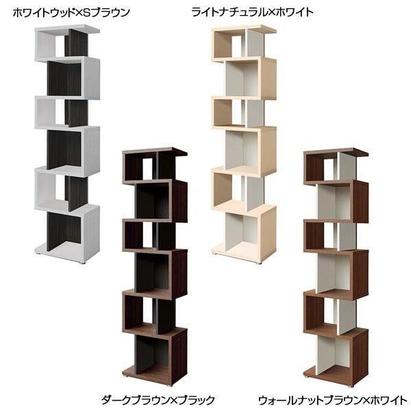 TAIYO デザインシェルフ リエール LI1845R　ライトナチュラルxホワイト