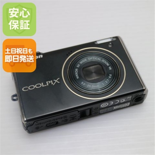 美品 COOLPIX S640 ディープブラック Nikon デジカメ 65