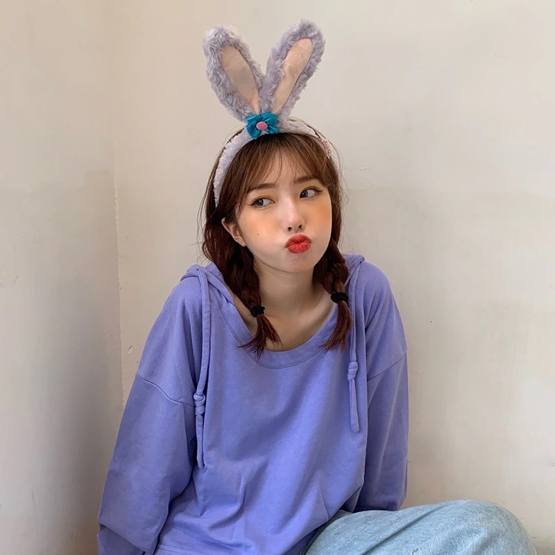 ロングスリーブトップス パーカー フード付き長袖の女性のための新鮮な初秋のソリッドカラースウェットシャツ韓国のトップ