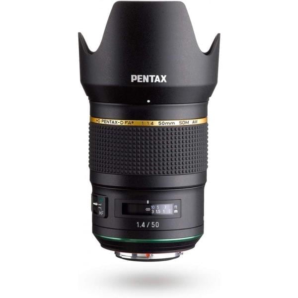 【中古】ペンタックス PENTAX HD ペンタックス PENTAX D FA 50mm 1.4 SDM AW フルフレーム 全天候カメラレンズ ブラック