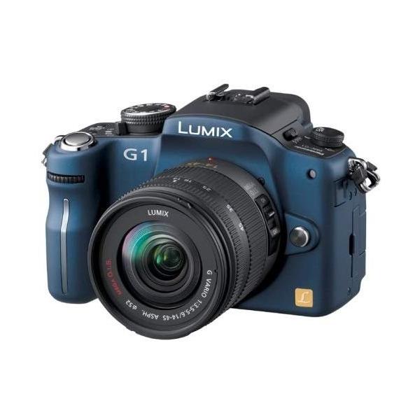 【中古】パナソニック Panasonic G1 レンズキット コンフォートブルー SDカード付き 35,620円