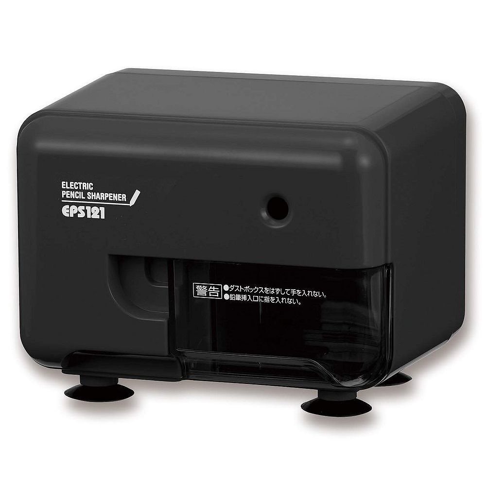 （まとめ買い）アスカ 電動シャープナー 鉛筆削り ブラック EPS121BK [x3]