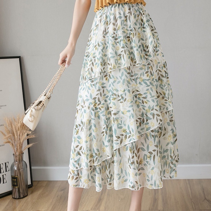スカート ボトムス ロングスカート フレアスカート ミモレ ミモレ丈 ロング ロング丈 フレア セミフレア フリル ハイウエスト 大人可愛い きれいめ 大人 上品 おしゃれ お洒落 ガーリー