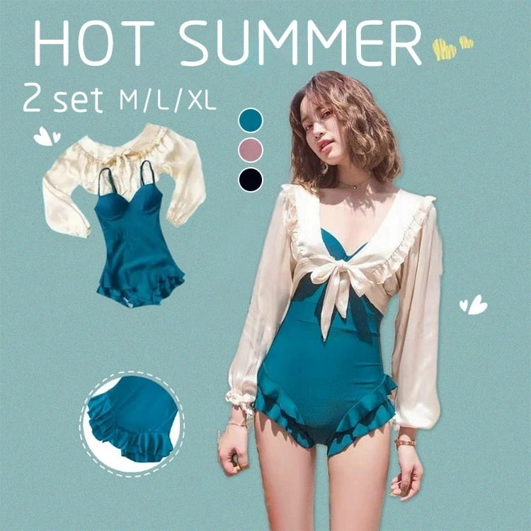 水着 ビキニ 韓国 小胸 レディース 水着 タンキニ 女の子 二点セット 体型カバー ビキニ セクシー 可愛い お洒落 お腹 お尻 太もも カバーアップ パッド付き 露出控えめ 高校生 大学生 プール