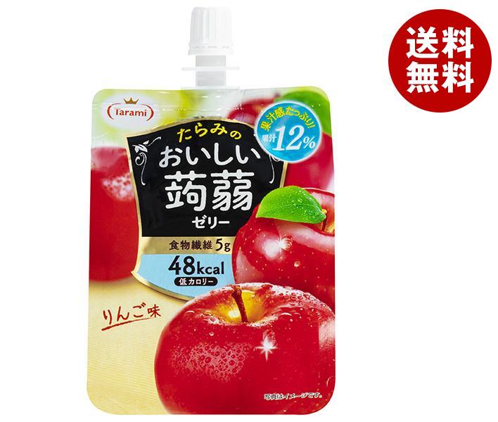 たらみ おいしい蒟蒻ゼリー りんご味 150gパウチ*30本入*(2ケース)