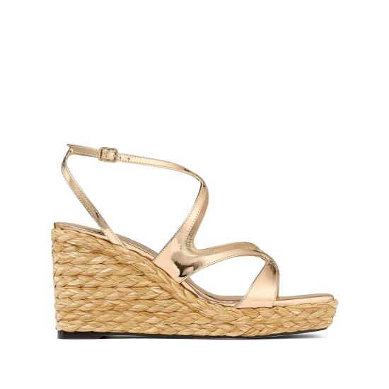 JIMMY CHOO Women Shoes AYLA 85 CUH GOLD