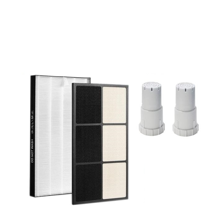 fz-e75hf-fz-e75df 空気清浄機フィルター 集じん FZ-E75HF 脱臭フィルター FZ-E75DF FZ-AG01K1 イオンカートリッジ(2個入) 4点セット