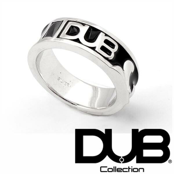 再入荷なし　即納 DUB ジュエリー リング 215-1 (BK) シルバー アクセサリー メンズ レディース ダブジュエリー ダブコレクション 指輪 ダブ ブランド ペアリング プレゼントにも