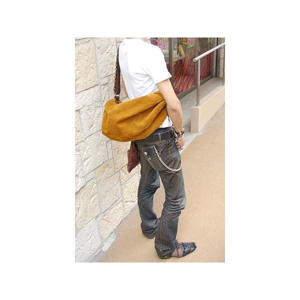 dean（ディーン） drow-string rucksack ショルダーバッグ Tabacco（茶）