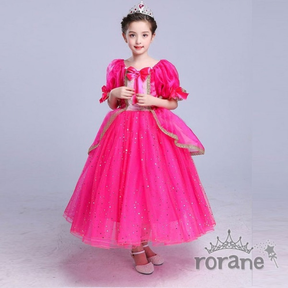 ロラネ 女の子ピンク公爵ドレス