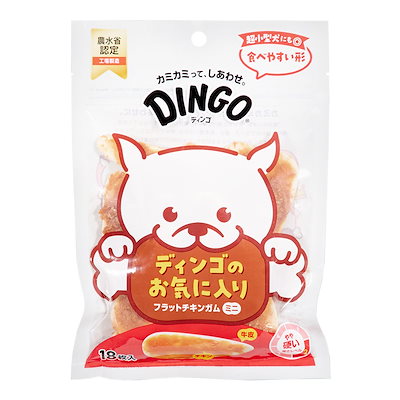 他サイト： ディンゴ　フラットチキンガム　ミニ　１８枚入り　ＣＲＣ45―14―03―07―01の商品画像