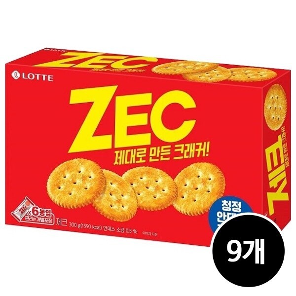 ロッテ製菓 ゼック 300g 9個