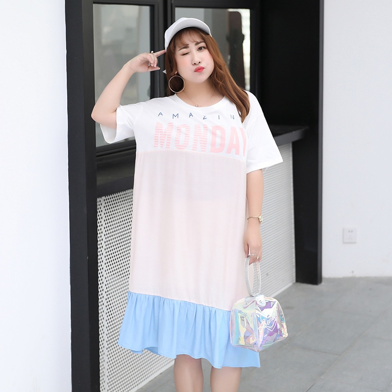 ワンピース 大きいサイズ 半袖 春夏 韓国 妊婦 マタニティ ゆったり きれいめ 3l 4xl 5l