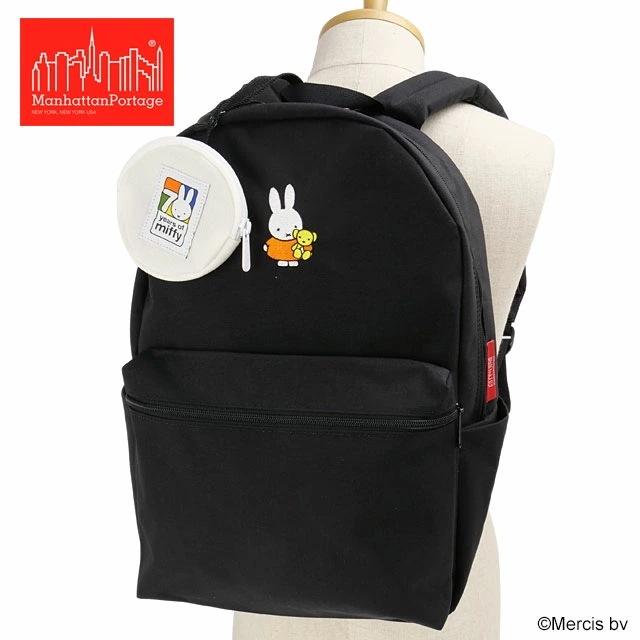ダフォディル バックパック 500D コーデュラ ミッフィー 70周年 [MP1241MF70] メンズ・レディース 鞄 リュック デイパック 記念ポーチ付き Black 正規取扱店