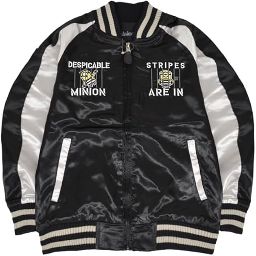 ミニオンズ ミニオン スカジャン アウター キッズ 子ども 110 120 130 ms6804-666