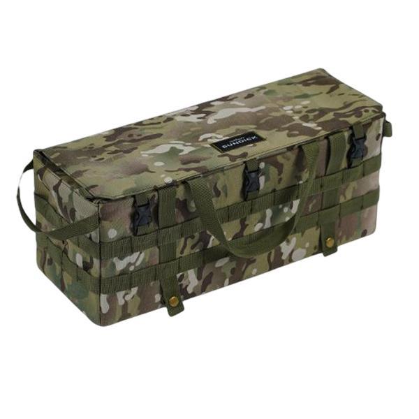 アームレスト サイド オーガナイザー アウトドア マルチ ポケット キャンプ テーブル ストレージ バッグ グリーン マルチカラー