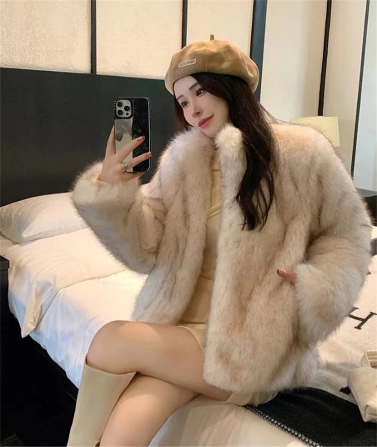 コート 毛皮 スリム 環境保護 ギャザリング おしゃれ あったか ゆったり 気質 通勤 ファー