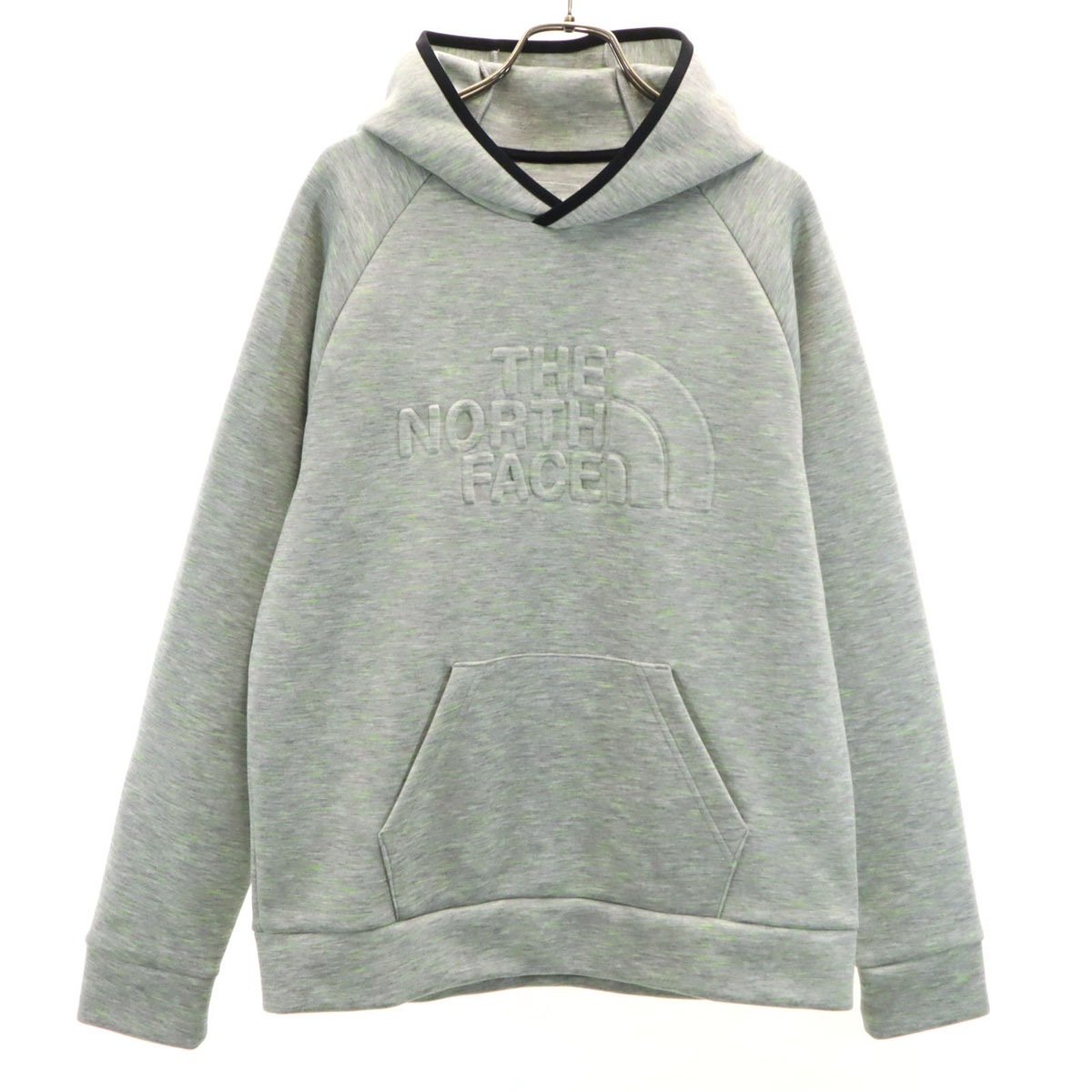 長袖 スウェットパーカー M グレー アウトドア NT12285 メンズ 古着