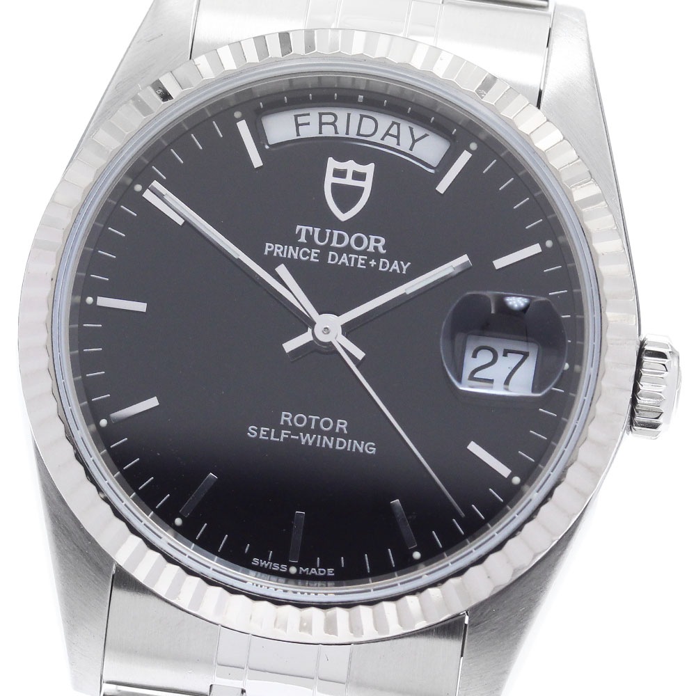 チュードル TUDOR 76214 プリンス デイトデイ WGベゼル 自動巻き メンズ _899056【中古】 199,950円