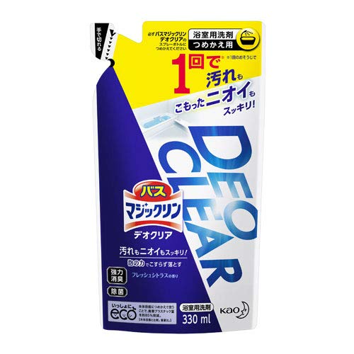 花王 バスマジックリン 泡立ちスプレー デオクリア 詰め替え ３３０ｍｌ３個セット