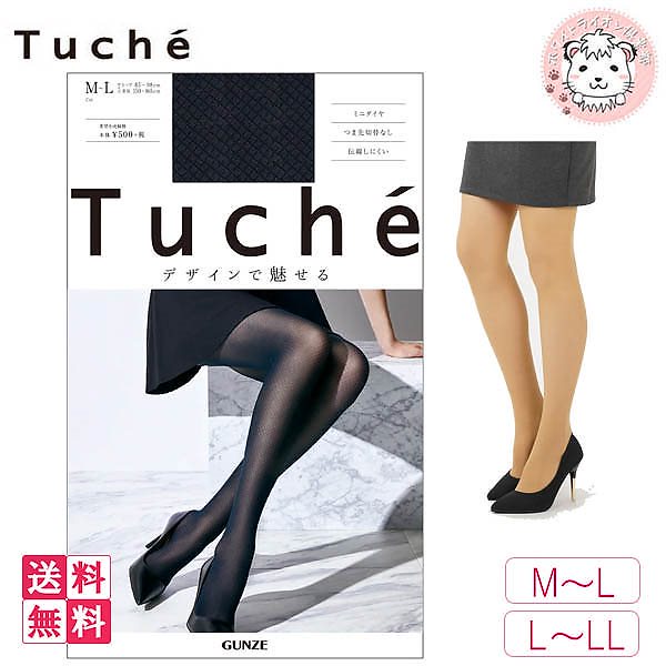 トゥシェ ミニダイヤ柄 ストッキング TH902D 15足セット M-L L-LL