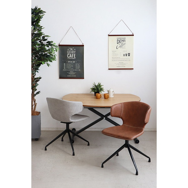 東馬 アーマー ラウンドチェア CA 54671460 キャメル メーカー直送