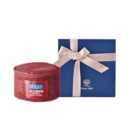 【イルコルポ】ミネラルバスストーン 600g 天然石入浴剤 ギフトボックス付き (ペーパーバックなし) ギフト プレゼント 温浴 岩盤浴 発汗 遠赤外線 長期間使用