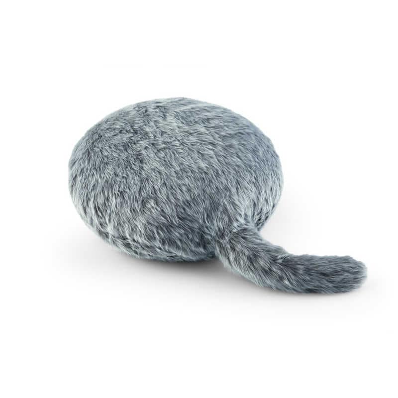 ユカイ工学　しっぽがついたクッション型セラピーロボットQooboHUSKY GRAY　YE-QB001G(ハスキ