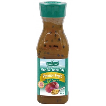 フジフードサービス ベトナム ゴールデンファーム フルーツソース 500ml パッションフルーツ 24個