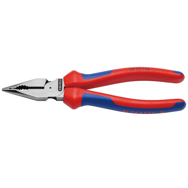 KNIPEX クニペックス ニードルノーズペンチ コンフォート サイズ185x85x23mm 0822-185