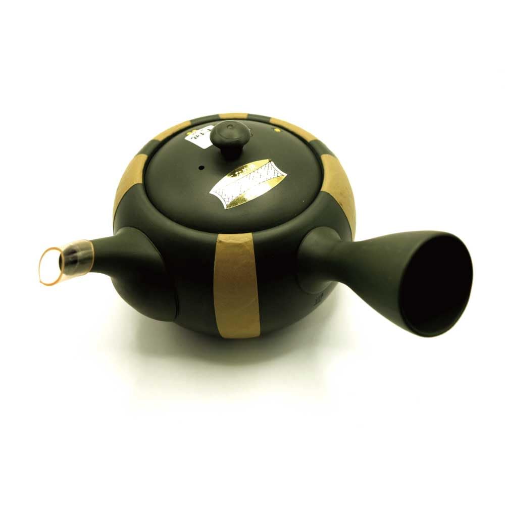 茶道具 急須 常滑焼 帯網急須 桜 とこなめ焼き 日本製 約320cc 網 ステンレス茶コシ 清水源三 お茶おいしくなる急須 志濃原