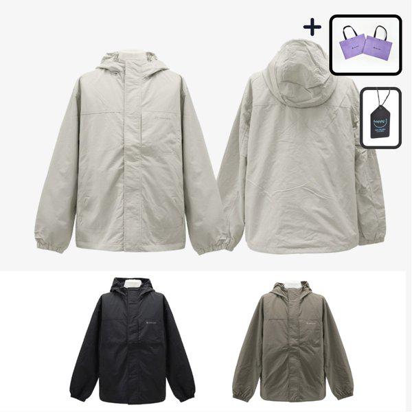 キャンプルフードウインドブレーカーアノラックジャケット男性[デパート新商品/AS可能]