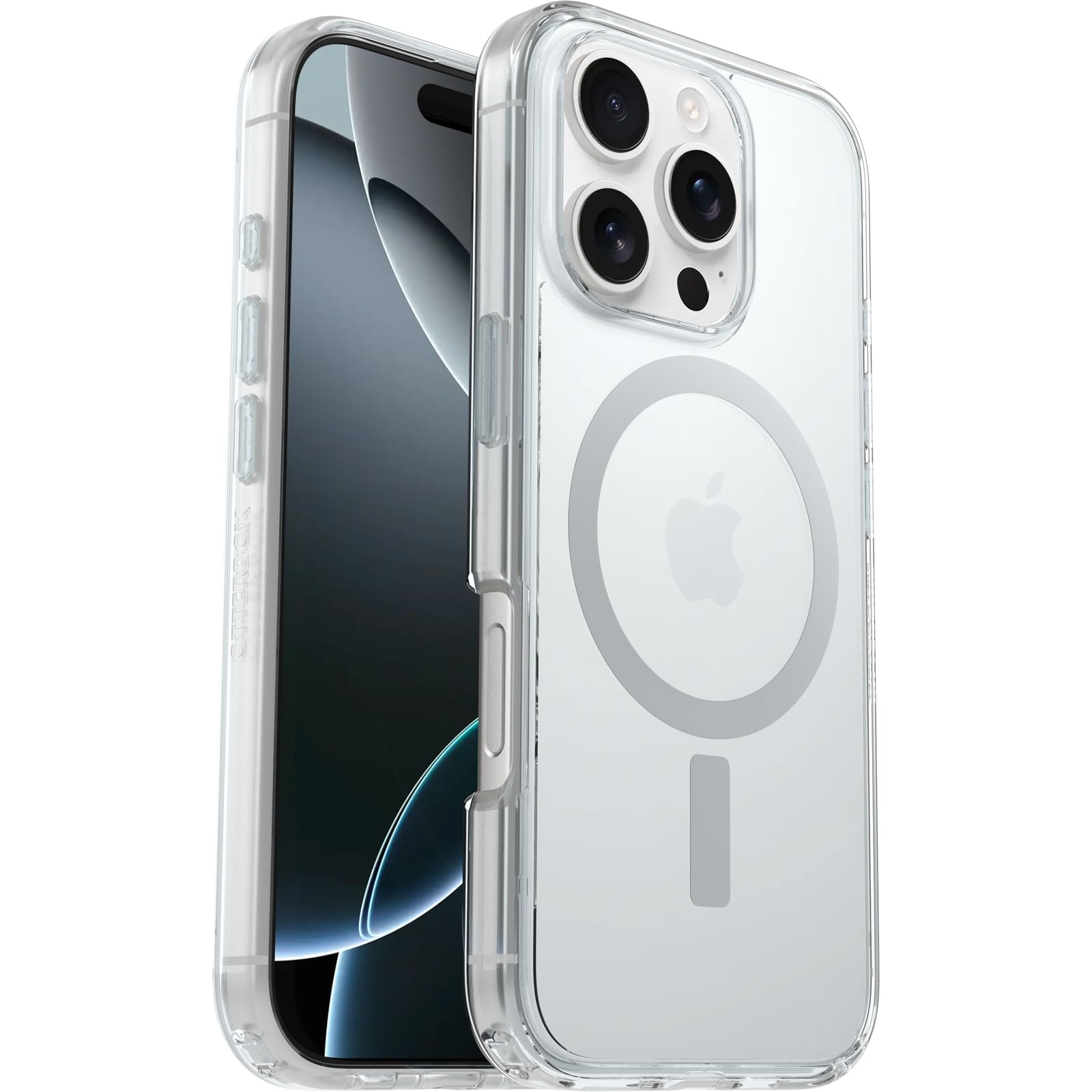 【OtterBox】全米No1ブランド 軍事規格の3倍の強度 iPhone 16 Pro用 耐衝撃 衝撃吸収 米軍MIL規格 Magsafe対応ケース Symmetry Clearクリア 【国内正規品