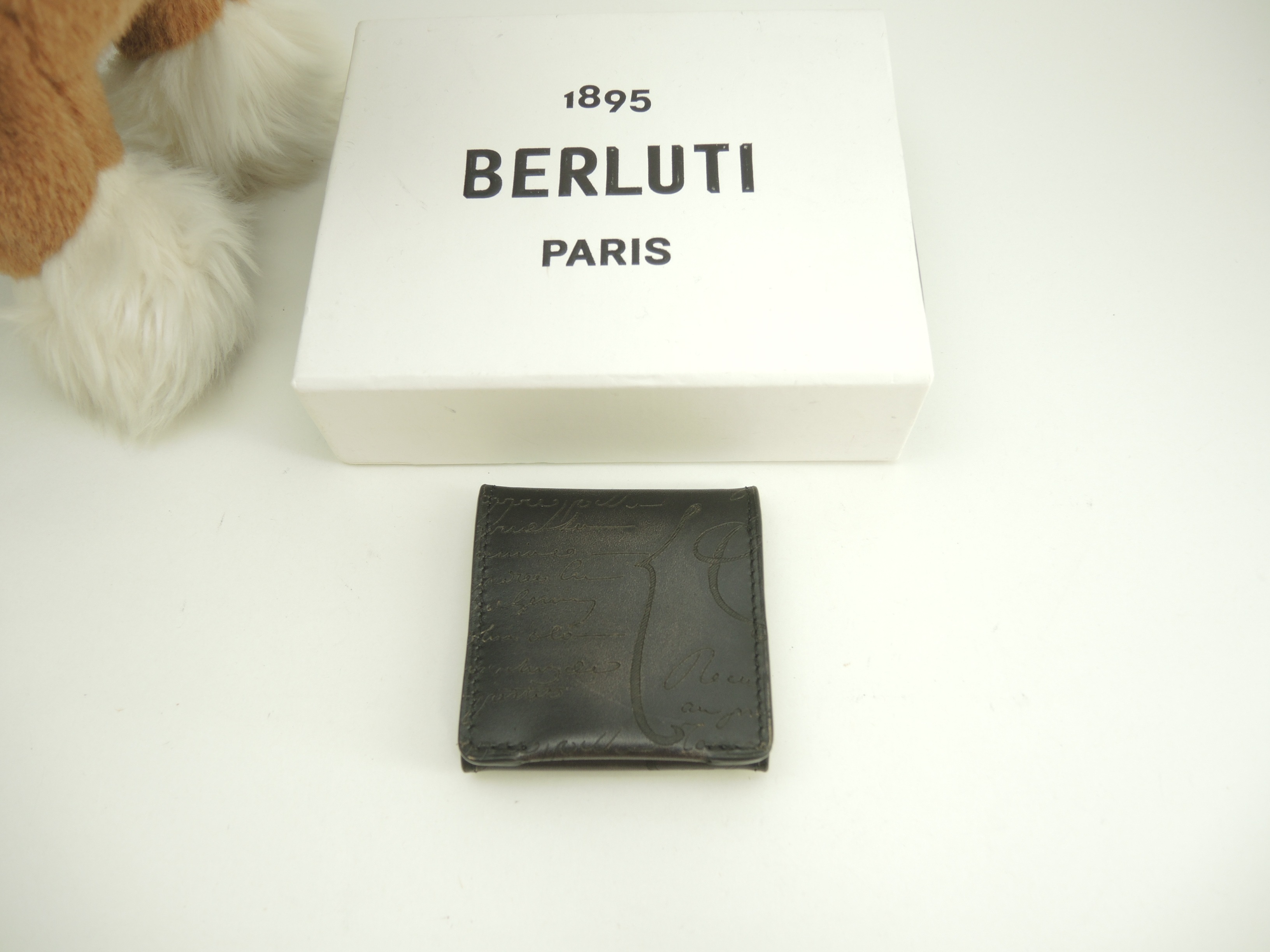 コインケース オリジン カリグラフィレザー黒 小銭入れ@E0271 2