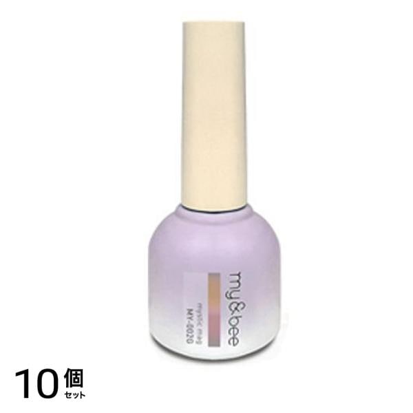 my&bee(マイビー) ミスティックマグ ジェル MY-002G ブラウン+パープル+オレンジ 8mL 10個セット